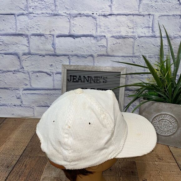 Vintage Corduroy Oklahoma Sooners SnapBack Hat white. - Picture 7 of 11